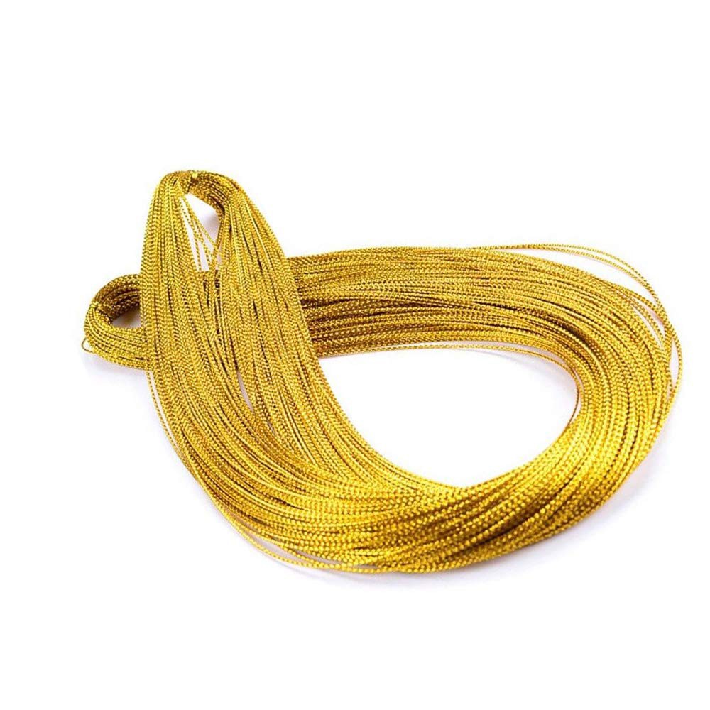 Set 100 snururi pe globuri auriu metalic
