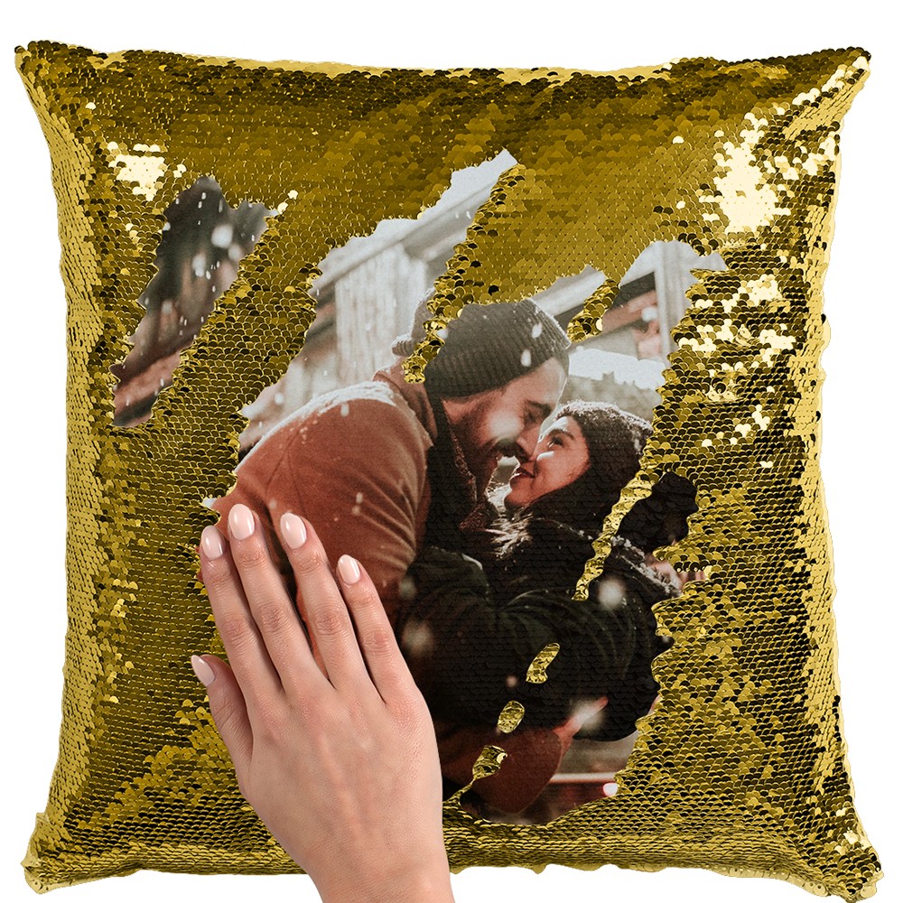 Husa perna cu paiete sublimabila aurie