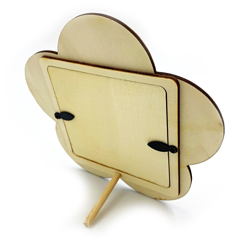 Rama foto lemn floare