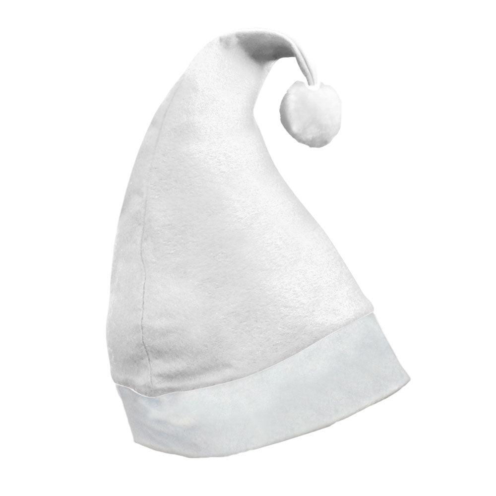 Caciula Mos Craciun sublimabila alba