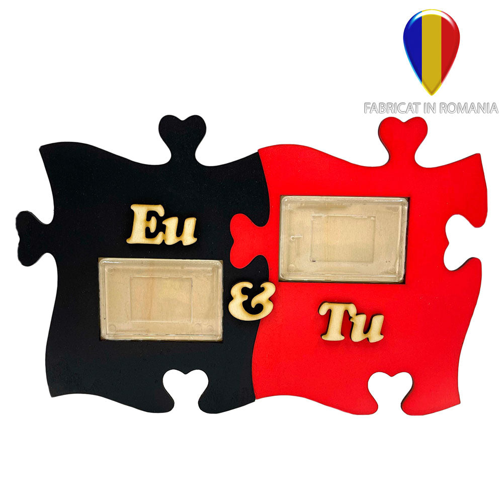 Rama foto lemn EU & TU 2 poze