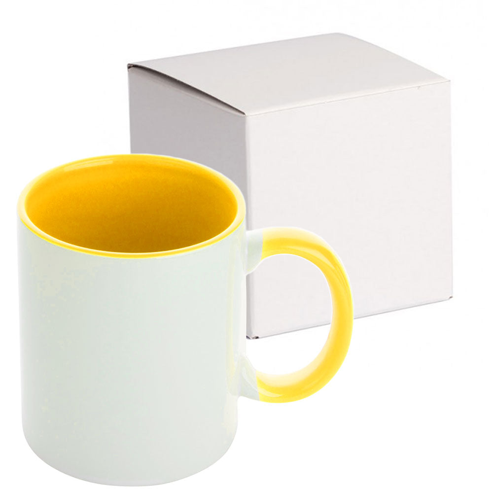 Cana maner interior galben MANGO + cutie individuala