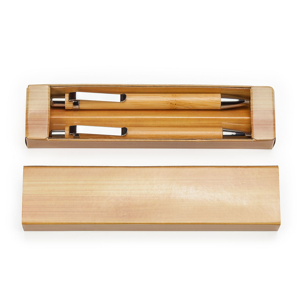 Set pix si creion din bambus