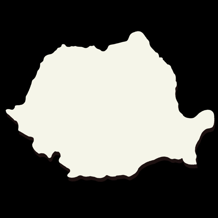 Placheta MDF cu forma Romaniei