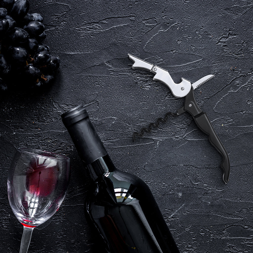 Tirbuson metalic negru MERLOT