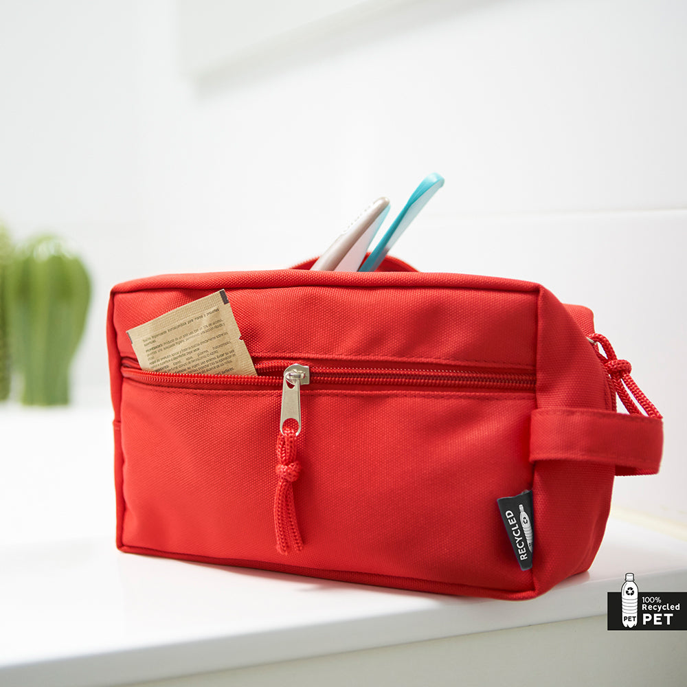 Geanta cosmetice din material reciclat