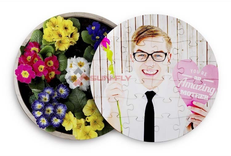 Puzzle rotund sublimabil