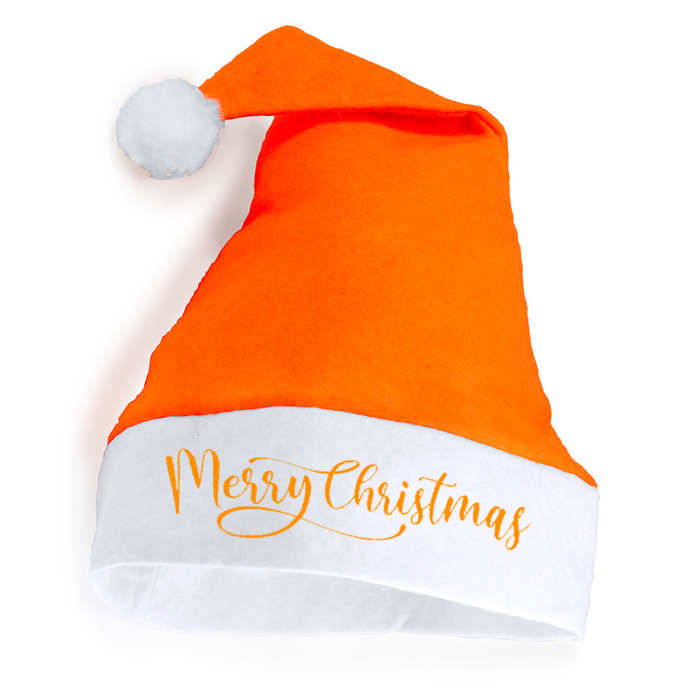 Caciula Mos Craciun sublimabila portocaliu