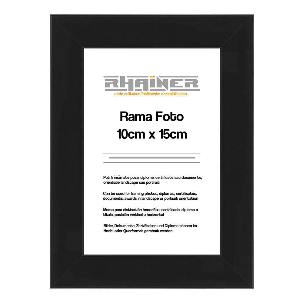 Rama foto Madrid negru 10x15