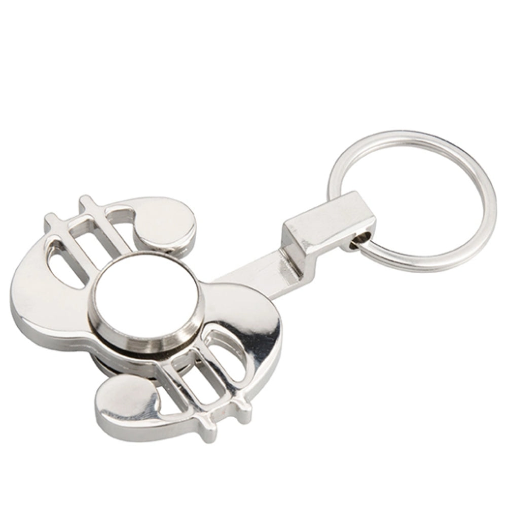 Breloc metalic cu spinner sublimabil - DOLLAR