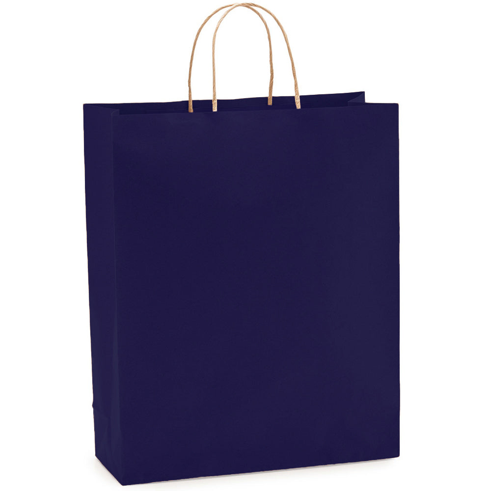 Sacosa kraft albastru inchis 32x40