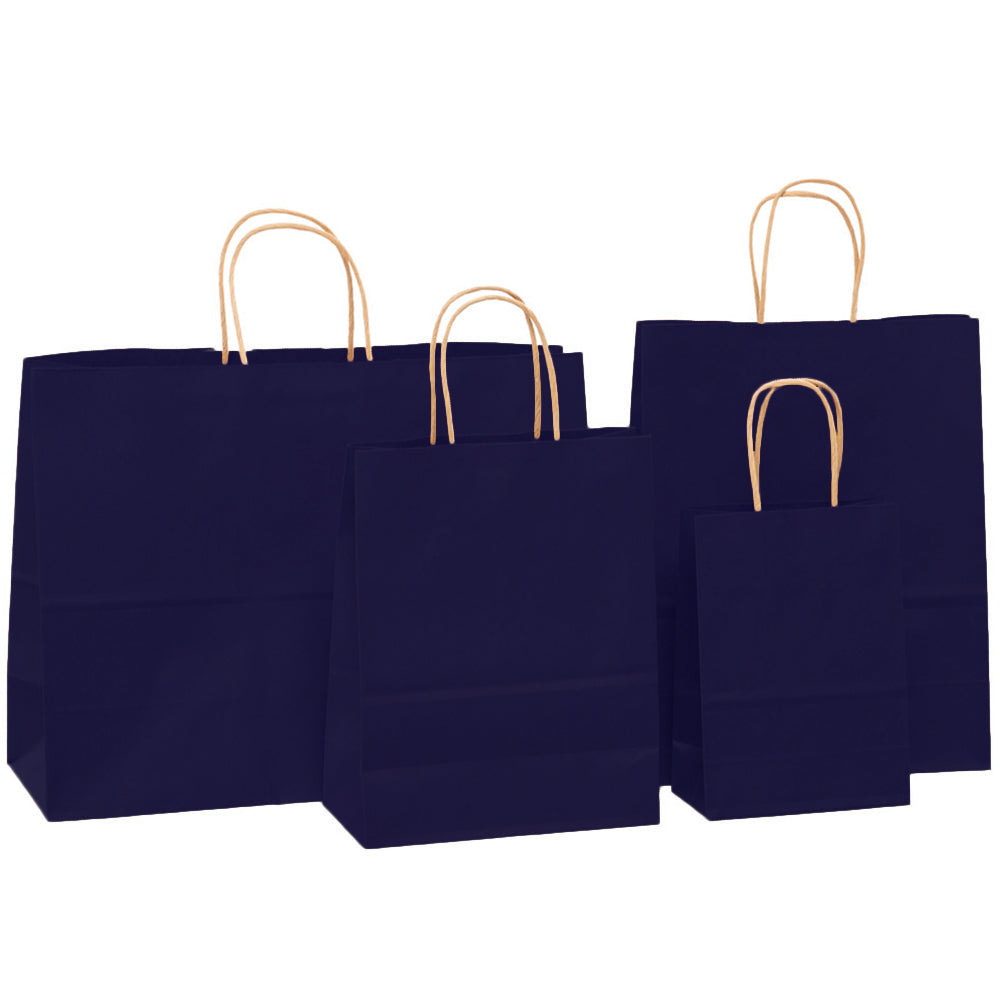 Sacosa kraft albastru inchis 41x32