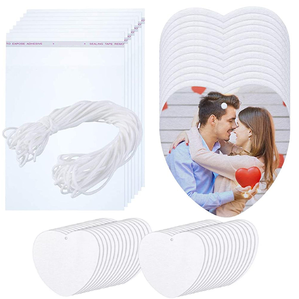 Set 30 de odorizante AUTO sublimabile - inima