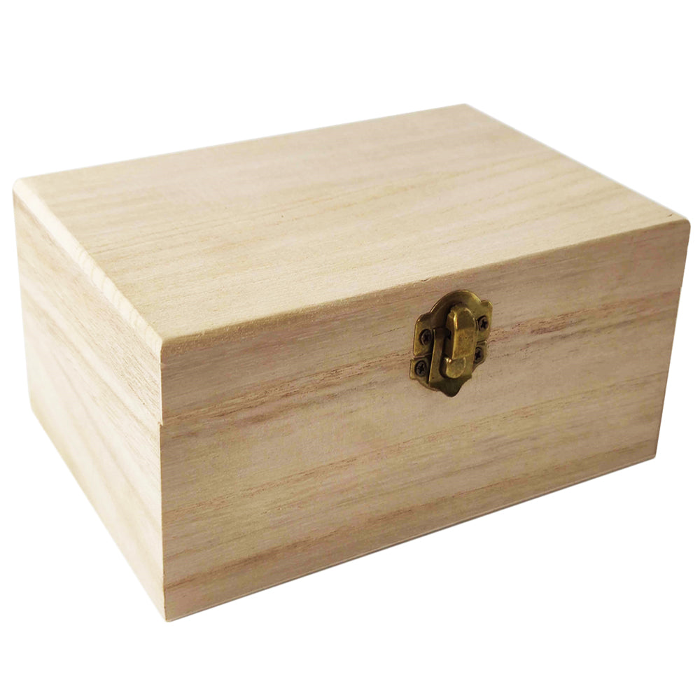 Cutie lemn dreptunghiulara MEDIE 11x7x5 cm