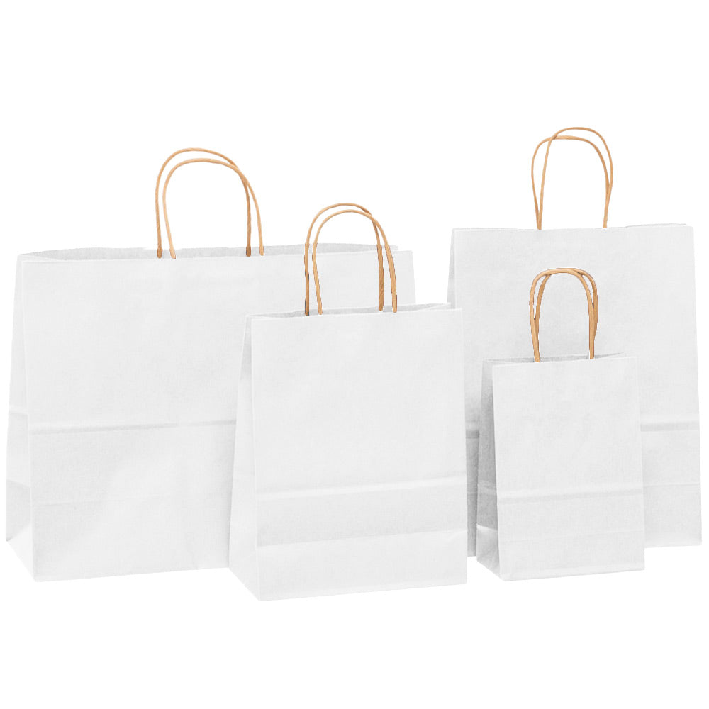 Sacosa kraft alba 25x31