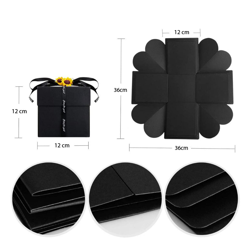 Cutie FOTO exploziva PATRATA (Explosion Box)