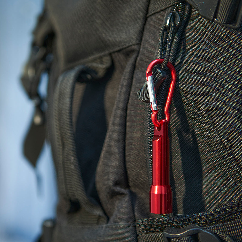 Lanterna LED mini cu breloc carabina