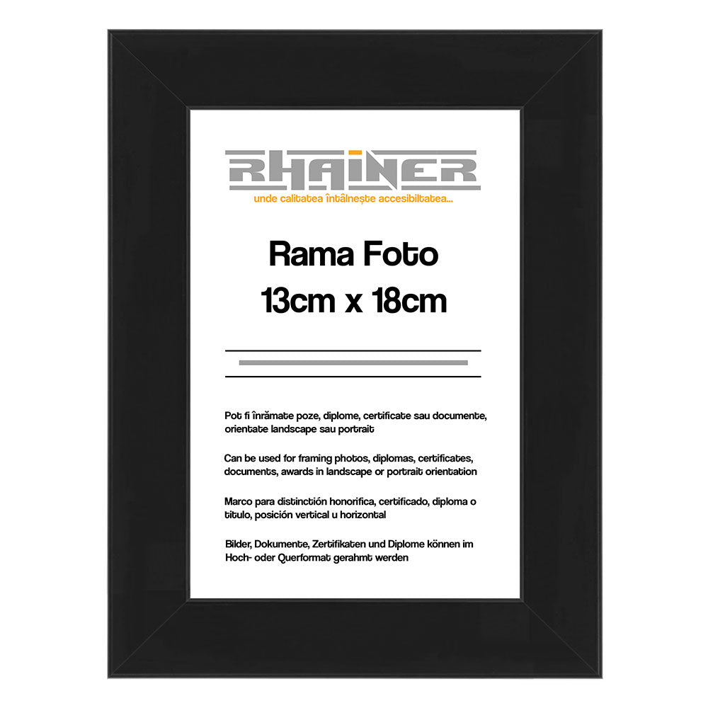 Rama foto Madrid negru 13x18