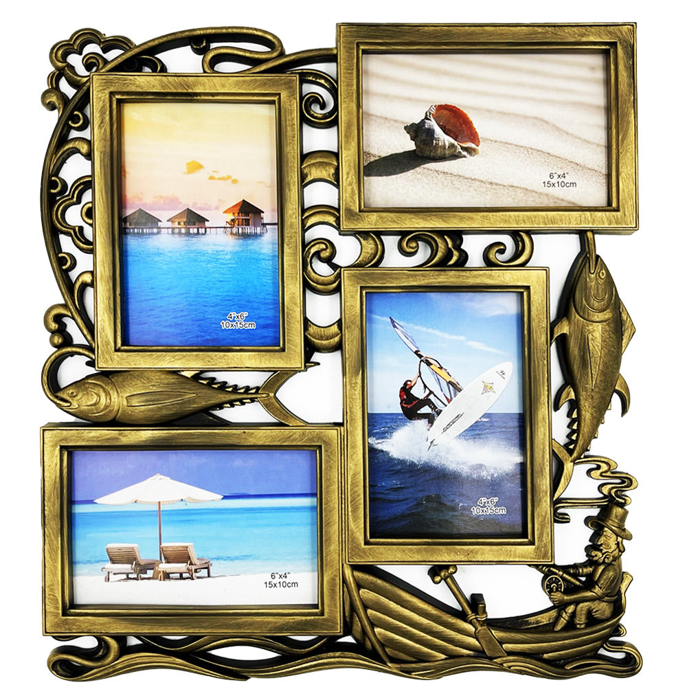 Rama foto colaj PESCAR 4 poze