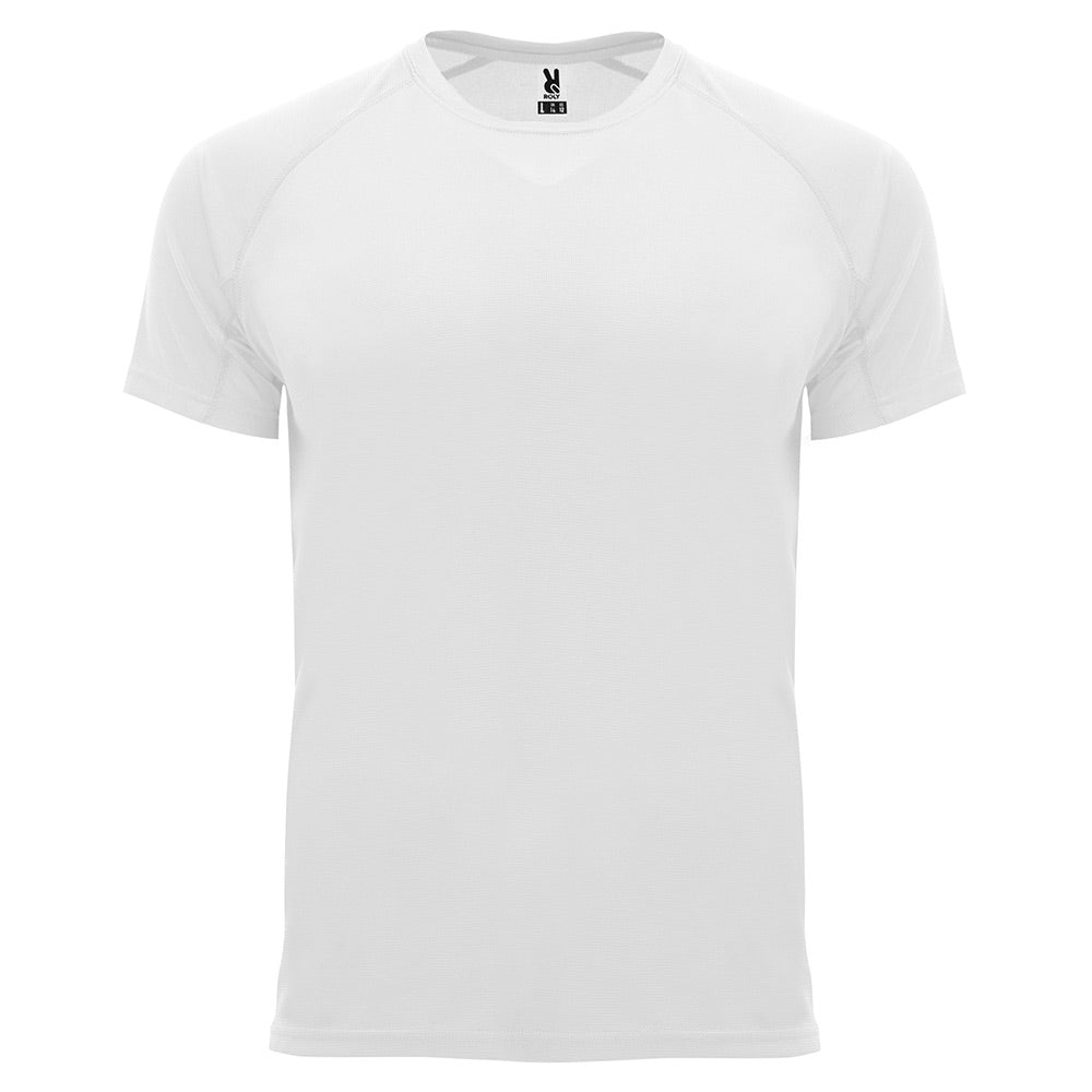 Tricou de sport sublimabil alb Roly BAHRAIN