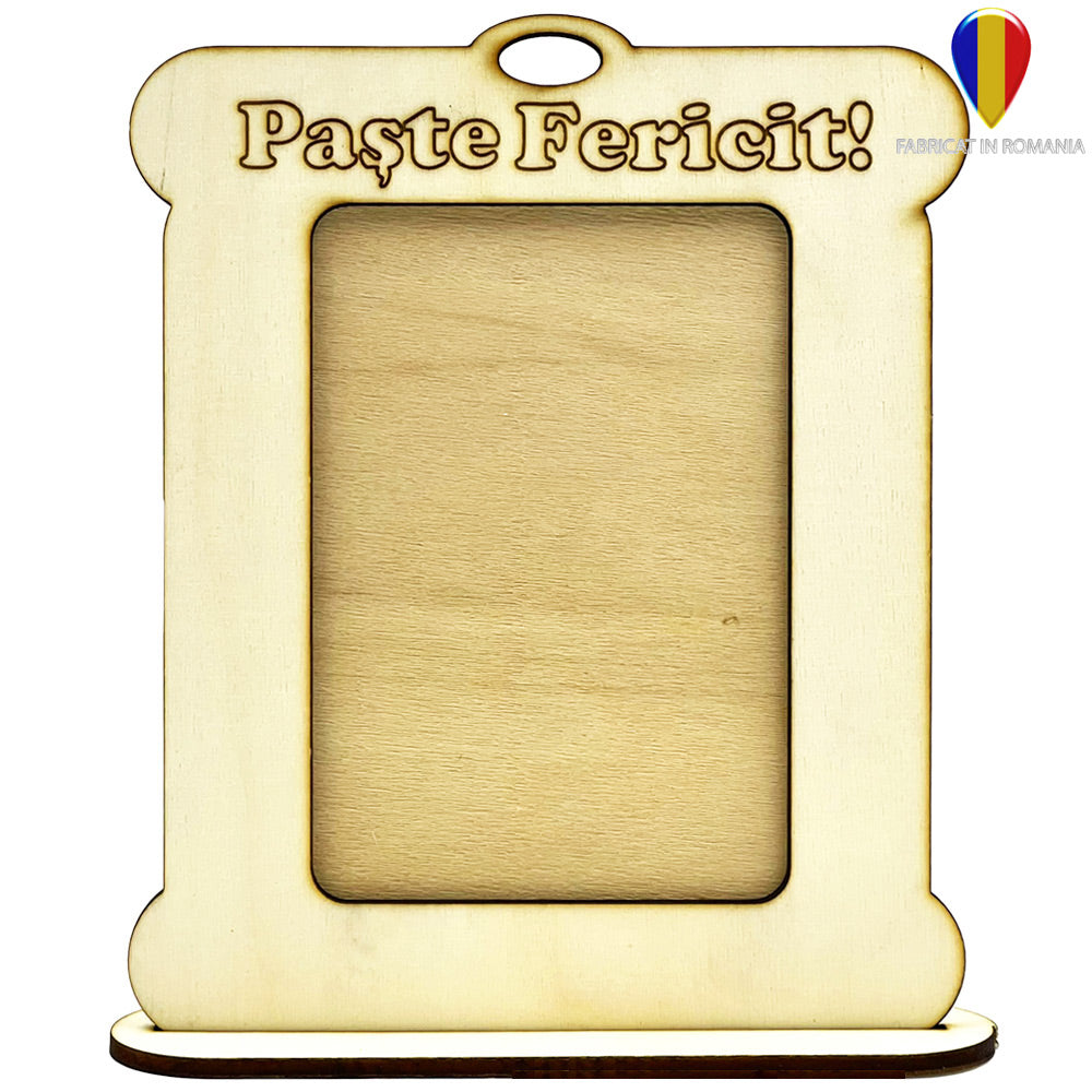 Rama foto PASTE FERICIT lemn 13x9