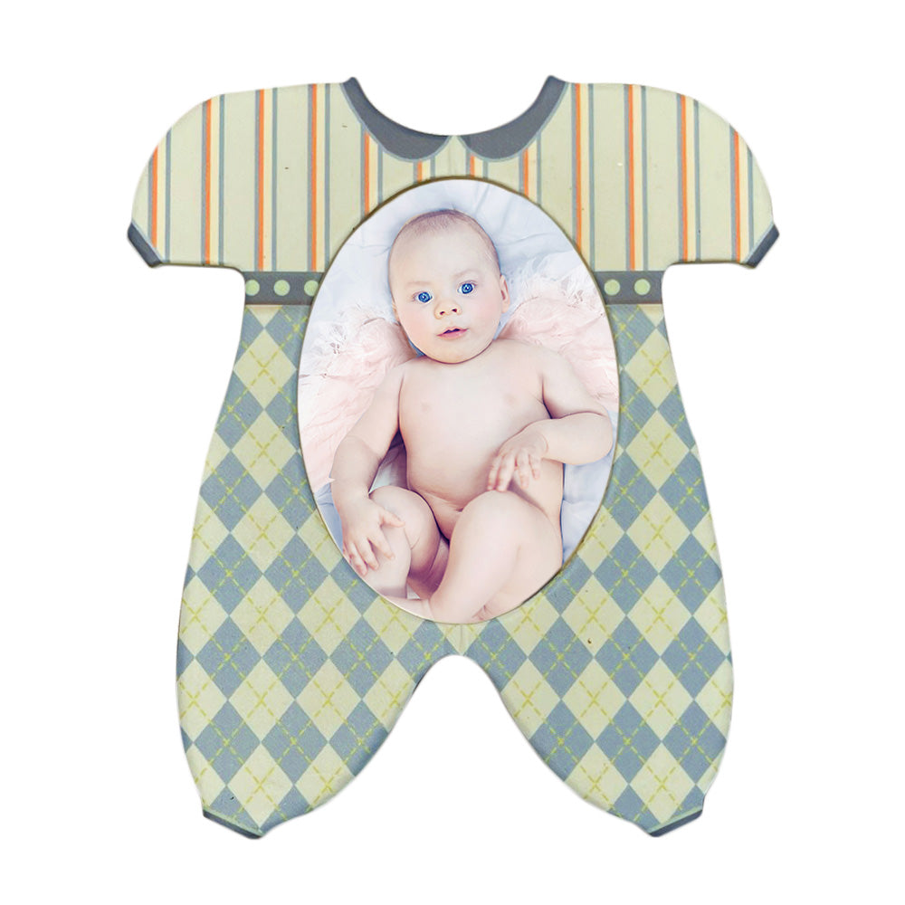 Magnet body bebelus albastru insertie foto