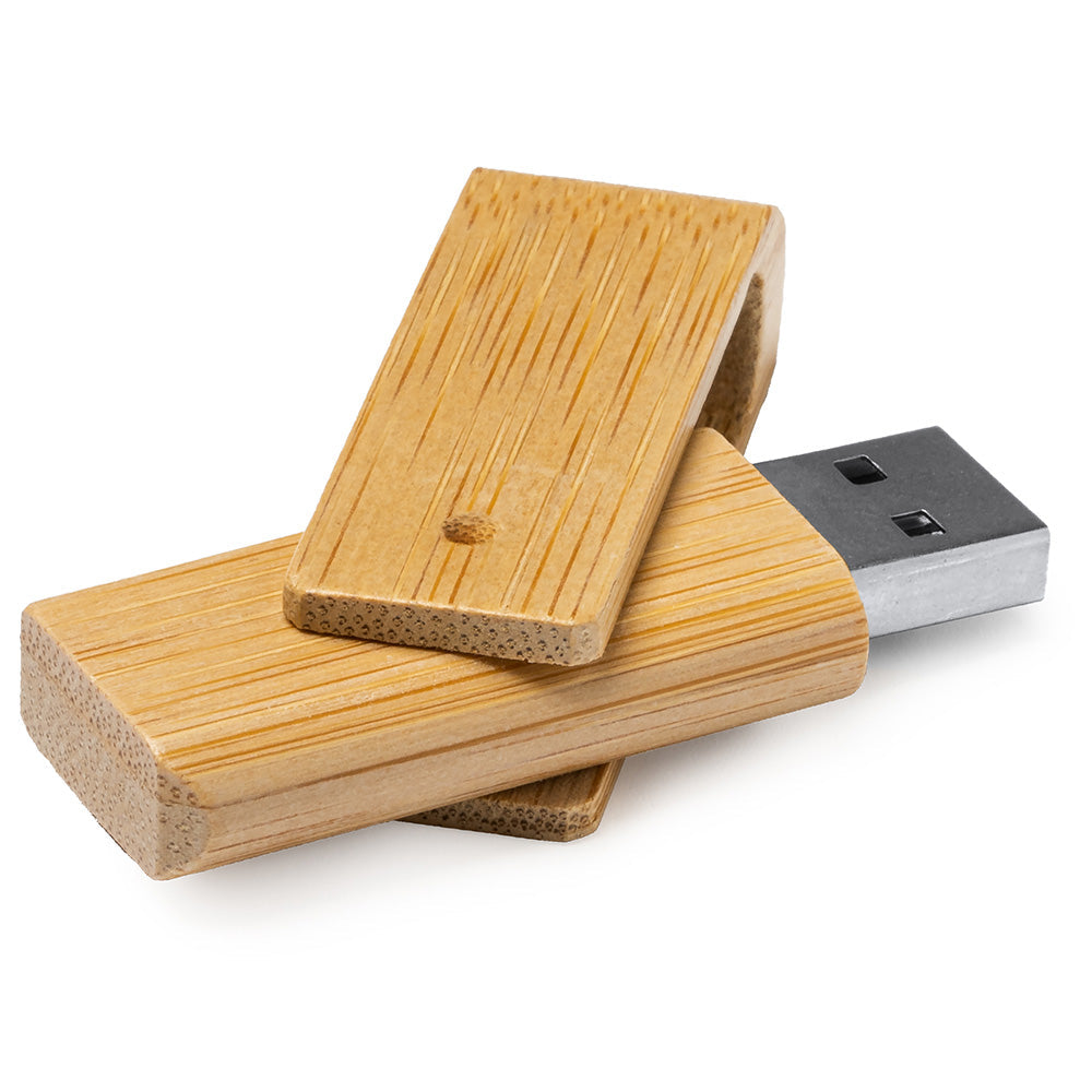 Stick USB cu carcasa de lemn