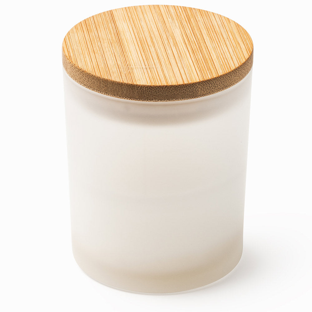 Lumanare parfumata cu capac de lemn