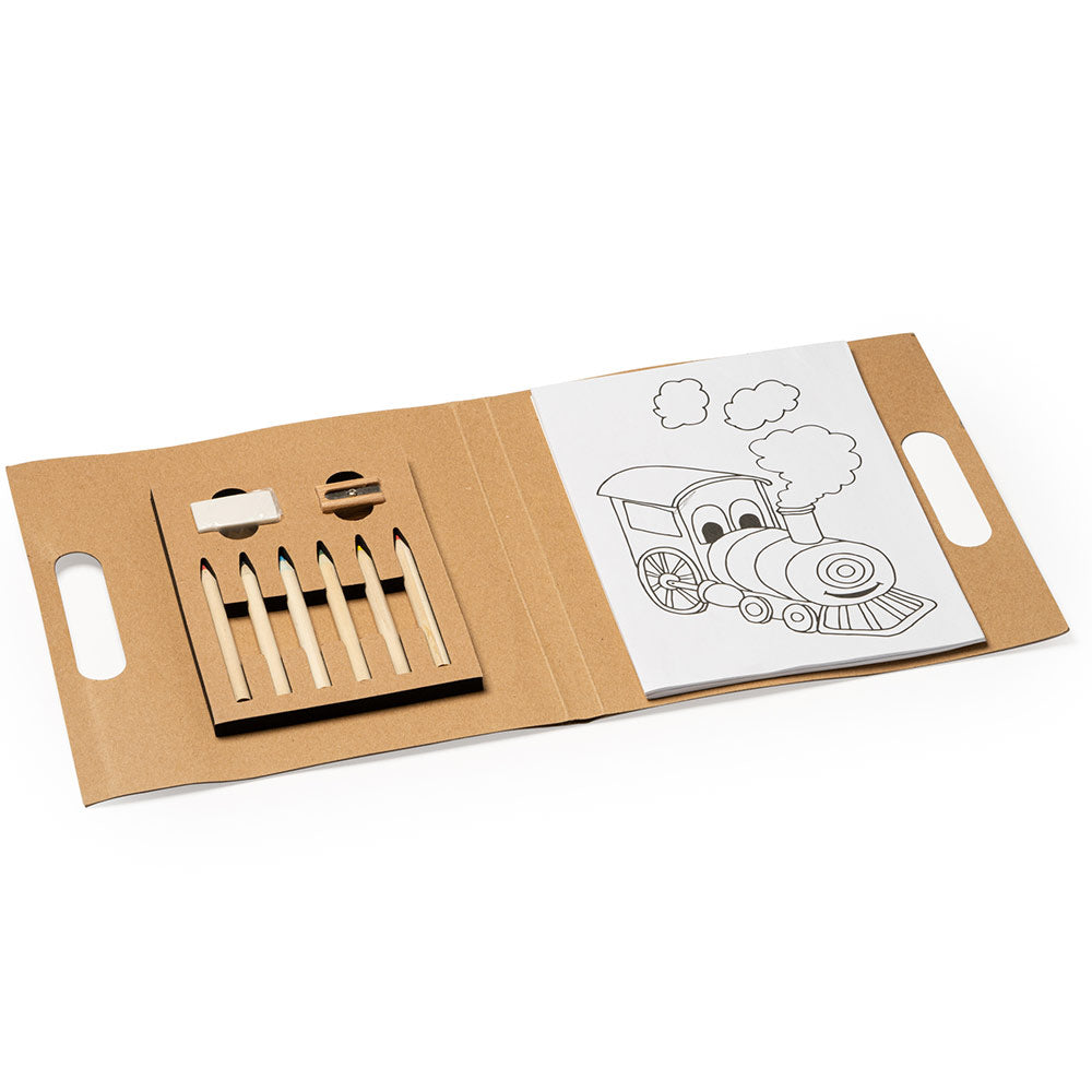 Set promotional de colorat - geanta