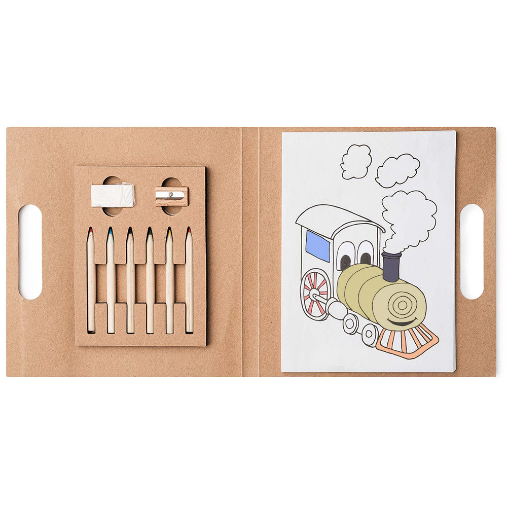 Set promotional de colorat - geanta