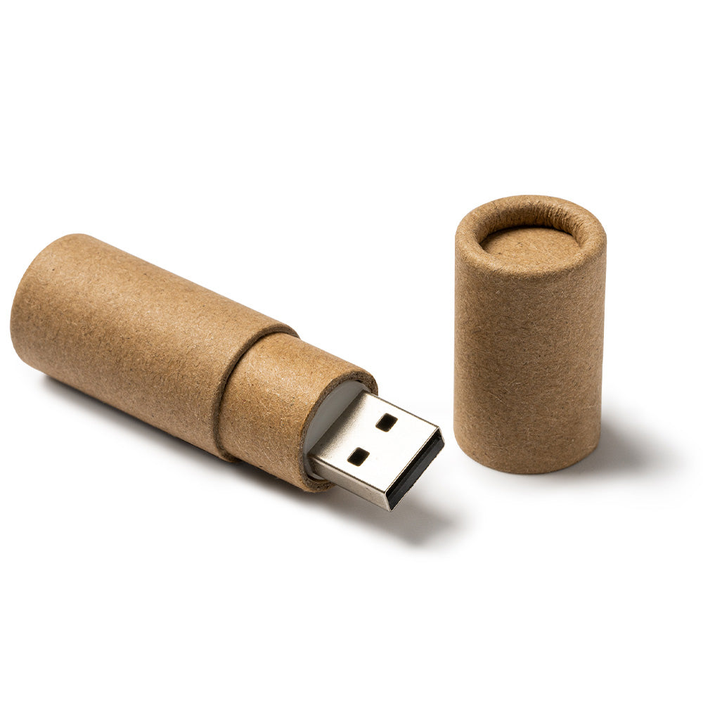 Stick USB 16GB cu carcasa de carton reciclat