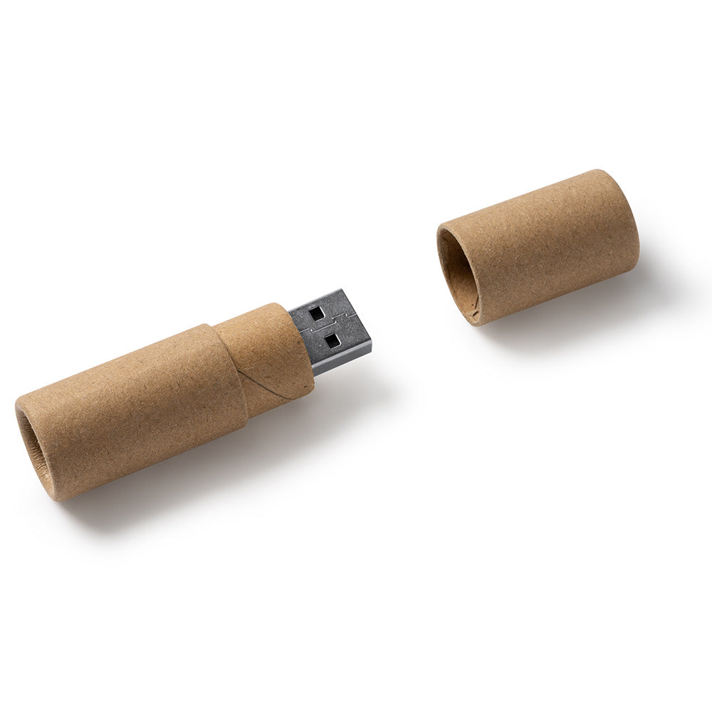 Stick USB 16GB cu carcasa de carton reciclat