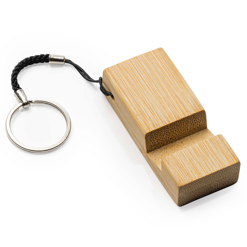 Breloc lemn suport telefon sau tableta