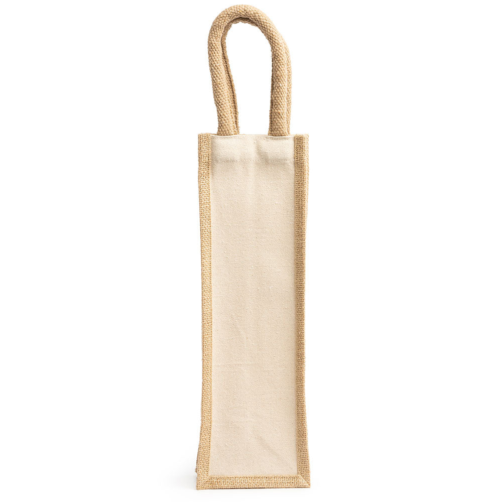 Sacosa din iuta pentru sticla de vin