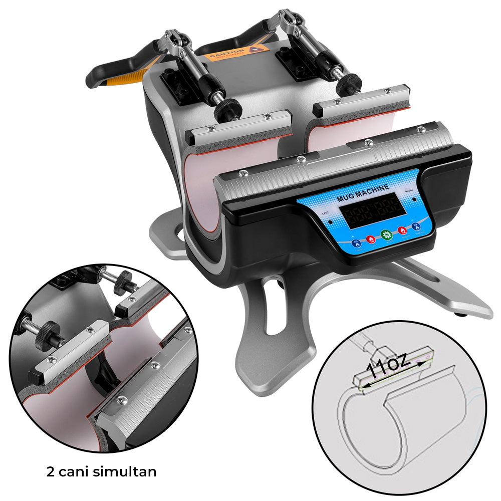 Presa termica dubla 2 cani FreeSub