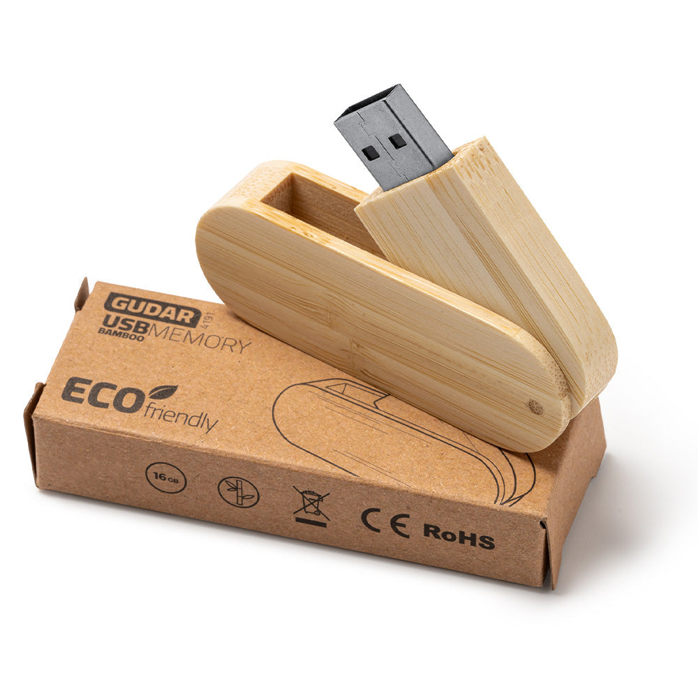 Stick USB 16GB cu carcasa de lemn GUDAR