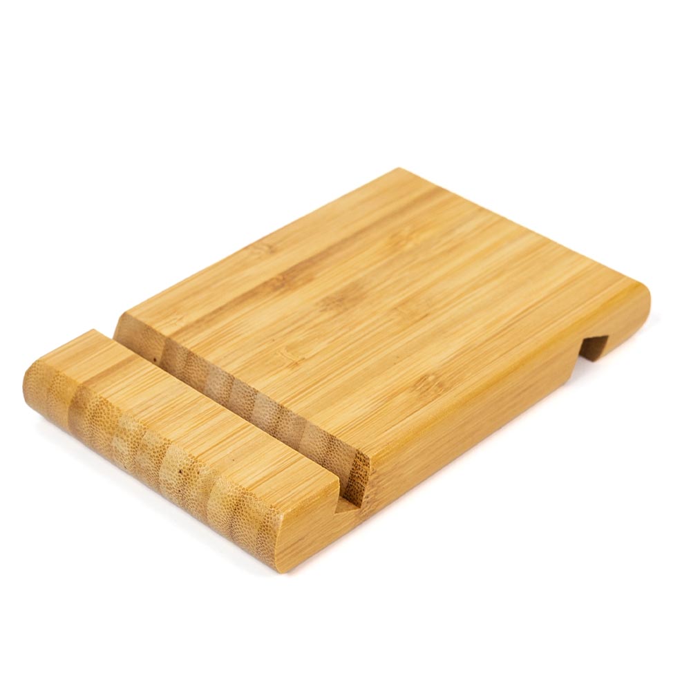 Suport de telefon / tableta din bambus