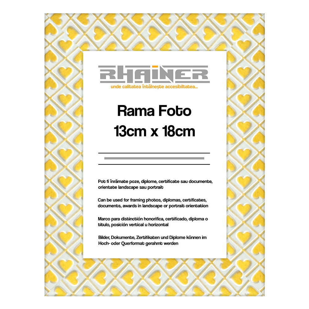 Rama foto Leon inimi aurii 13x18