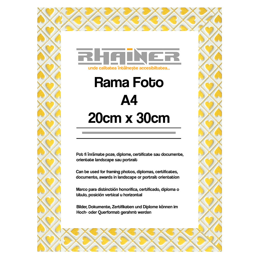 Rama foto Leon inimi aurii A4