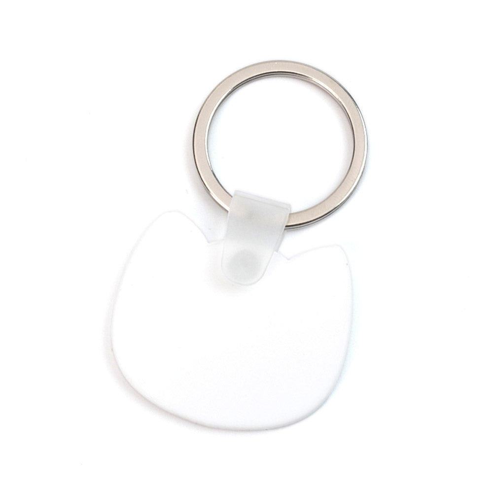 Breloc sublimabil din plastic pisica