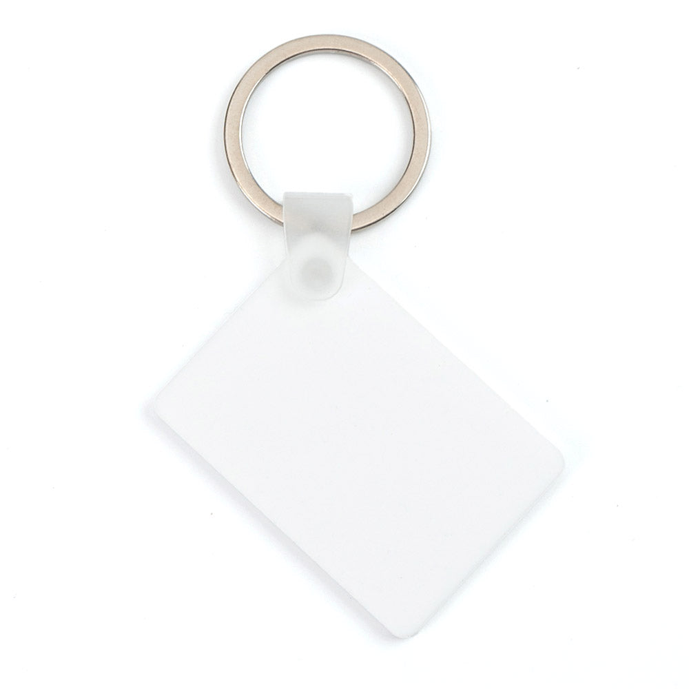 Breloc sublimabil din plastic dreptunghi