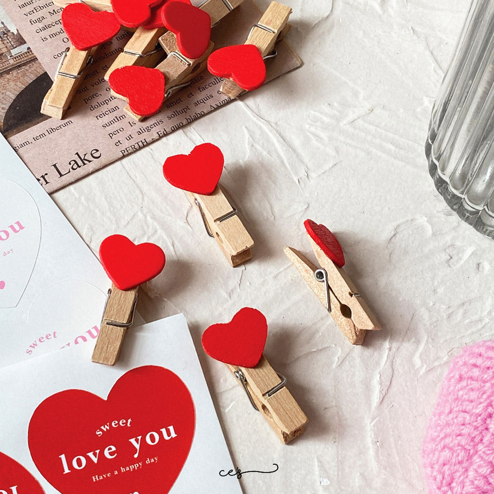 Mini clesti decorativi INIMA - set 10 buc