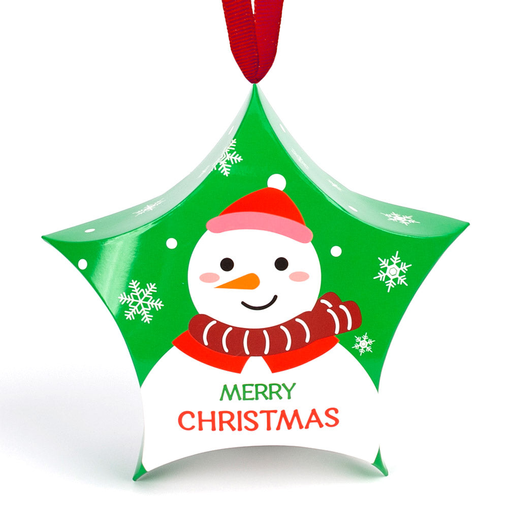 Ornament de brad din carton CRACIUN1 - set 10 buc