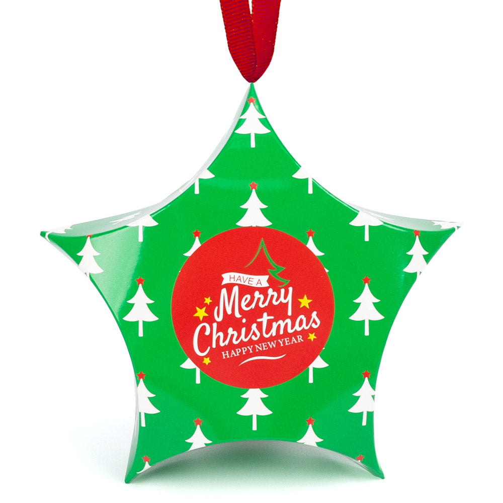 Ornament de brad din carton CRACIUN3 - set 10 buc