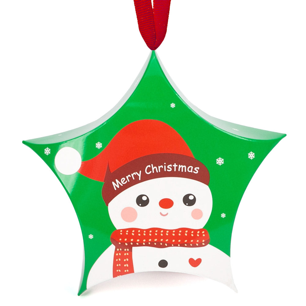 Ornament de brad din carton CRACIUN4 - set 10 buc