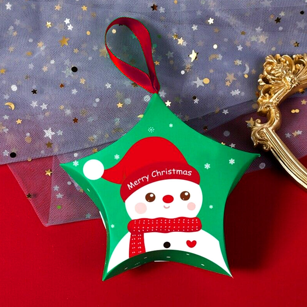 Ornament de brad din carton CRACIUN4 - set 10 buc