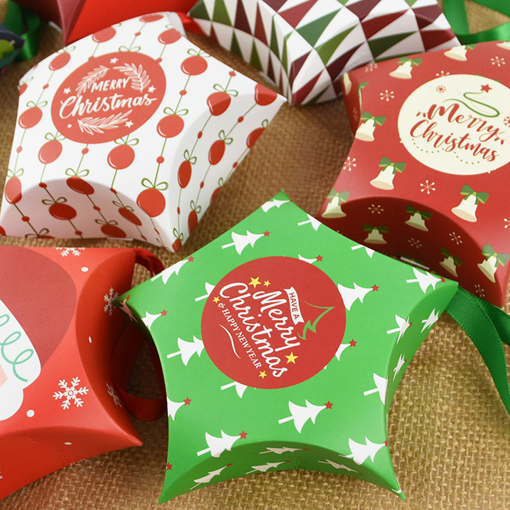 Ornament de brad din carton CRACIUN5 - set 10 buc