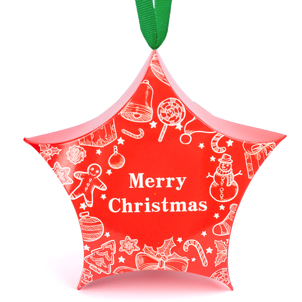 Ornament de brad din carton CRACIUN7 - set 10 buc