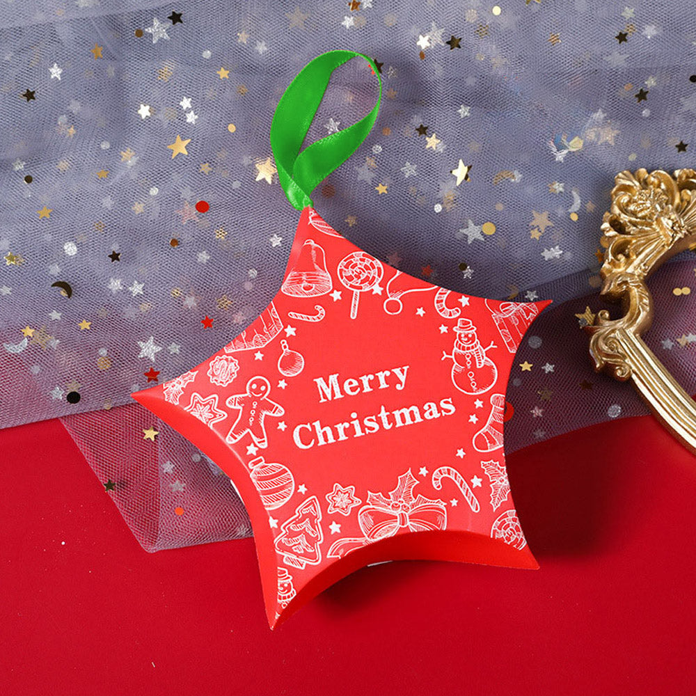 Ornament de brad din carton CRACIUN7 - set 10 buc