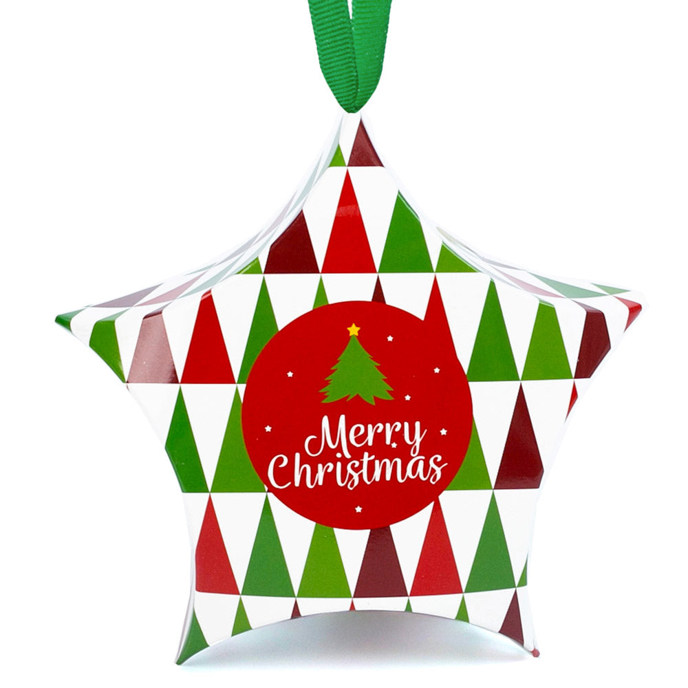 Ornament de brad din carton CRACIUN8 - set 10 buc